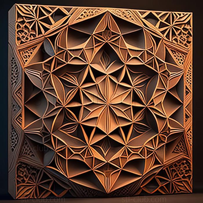 3D model st sacred geometry (STL)